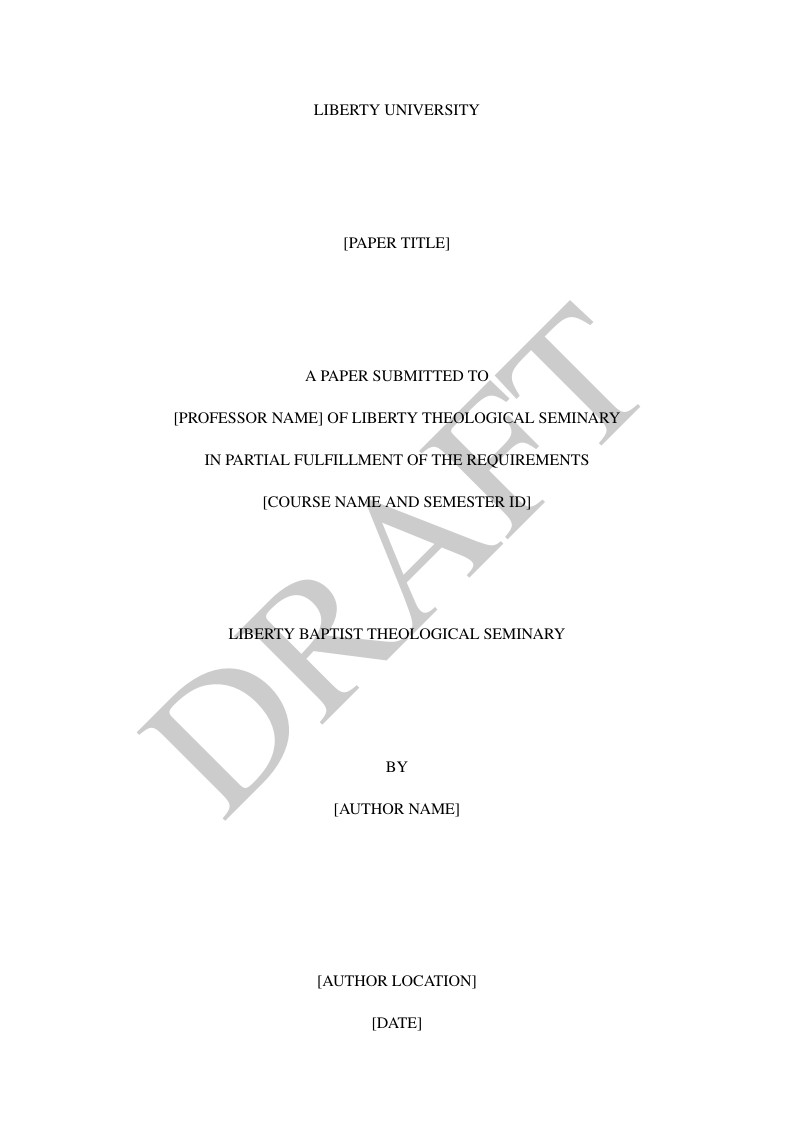 LU Turabian LaTeX Template (with user guide)