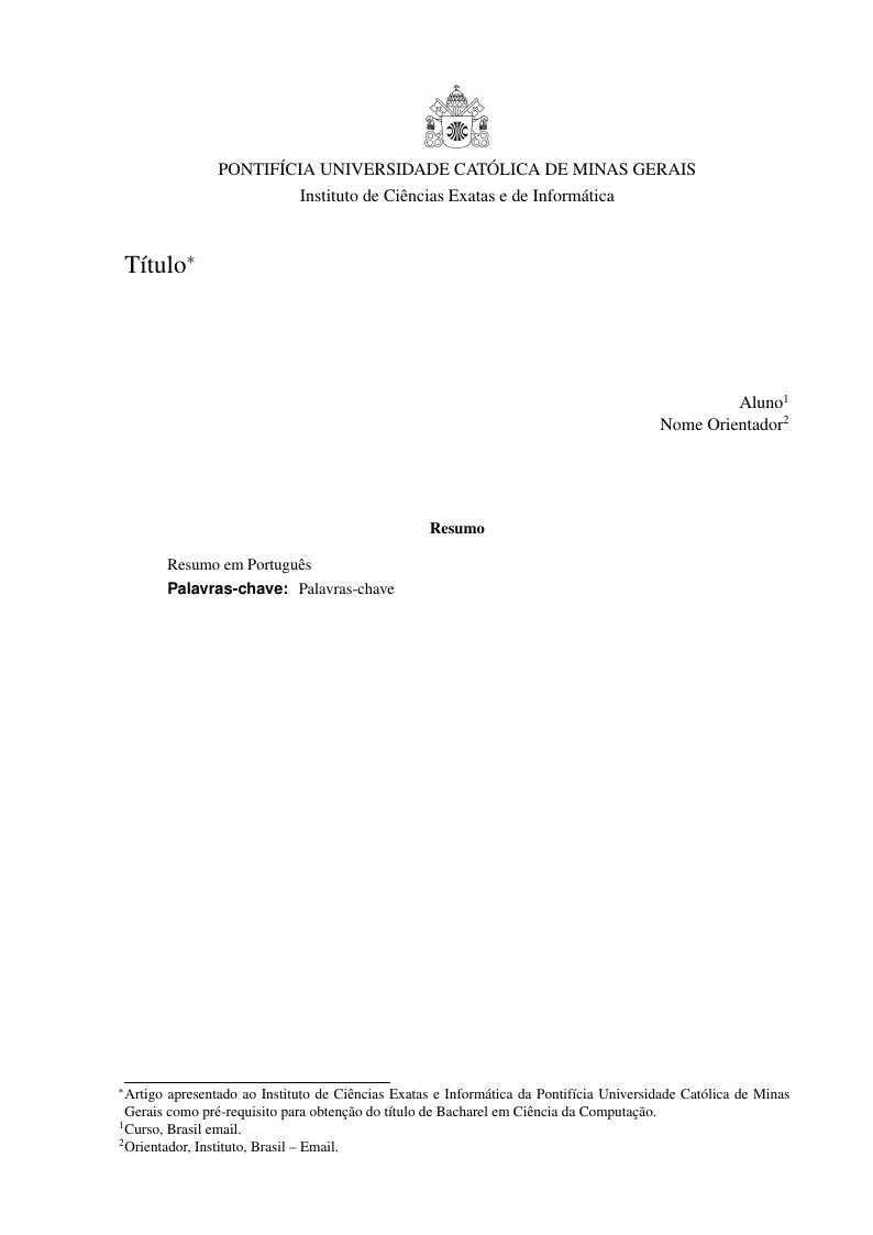Trabalho de Diplomação PUC Minas (em formato de artigo)