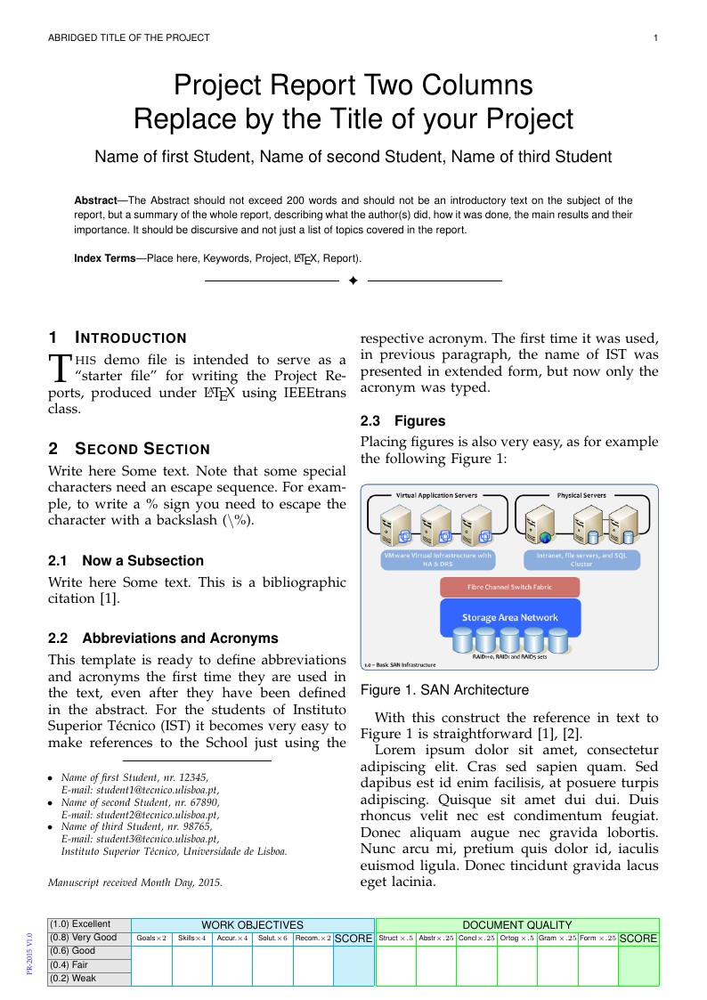 IST-PROJECT-REPORT-ABSTRACT
