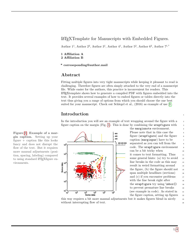arXiv / bioRxiv Template