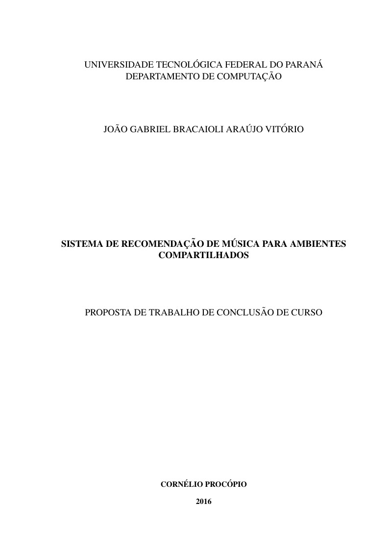 TCC - Recomendação de música para grupo de pessoas