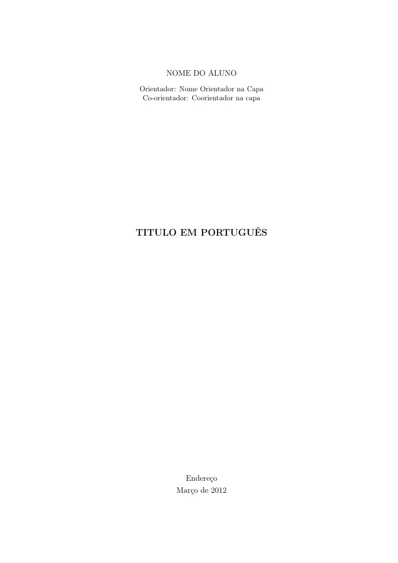 Monografia do Bacharelado em Ciência da Computação da UFOP