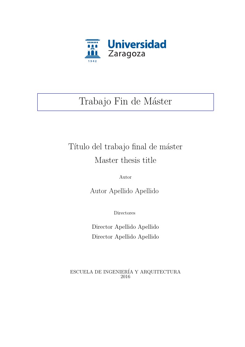 Plantilla universidad de Zaragoza