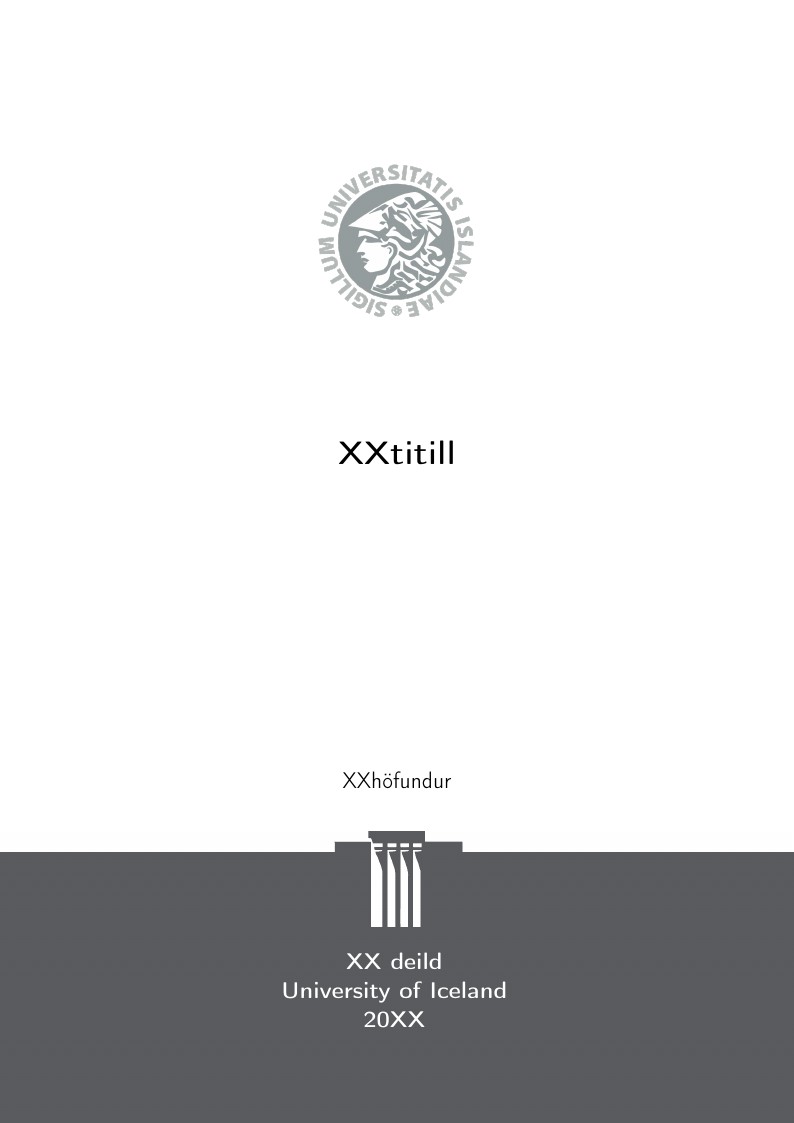 B.Sc. Thesis, Engineering Technology, University of Iceland.