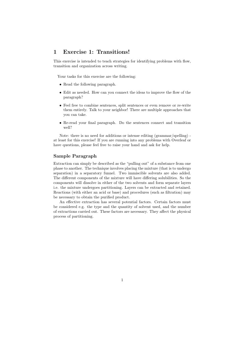 Editing 101: Exercise 1 - Transitions!