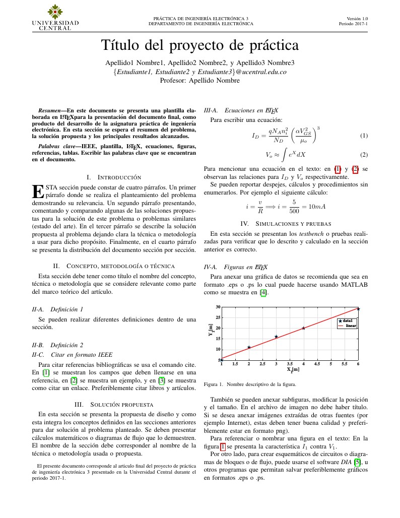 Template paper practica de Ing UCentral