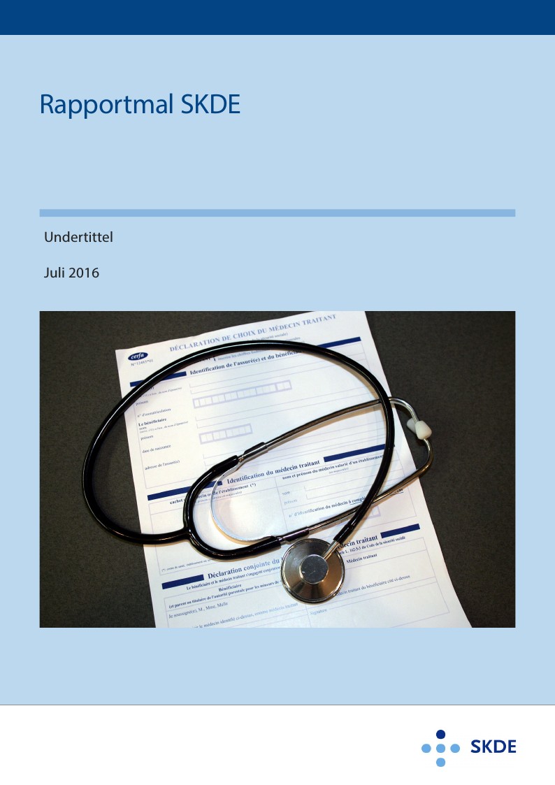 Mal for SKDE-rapporter