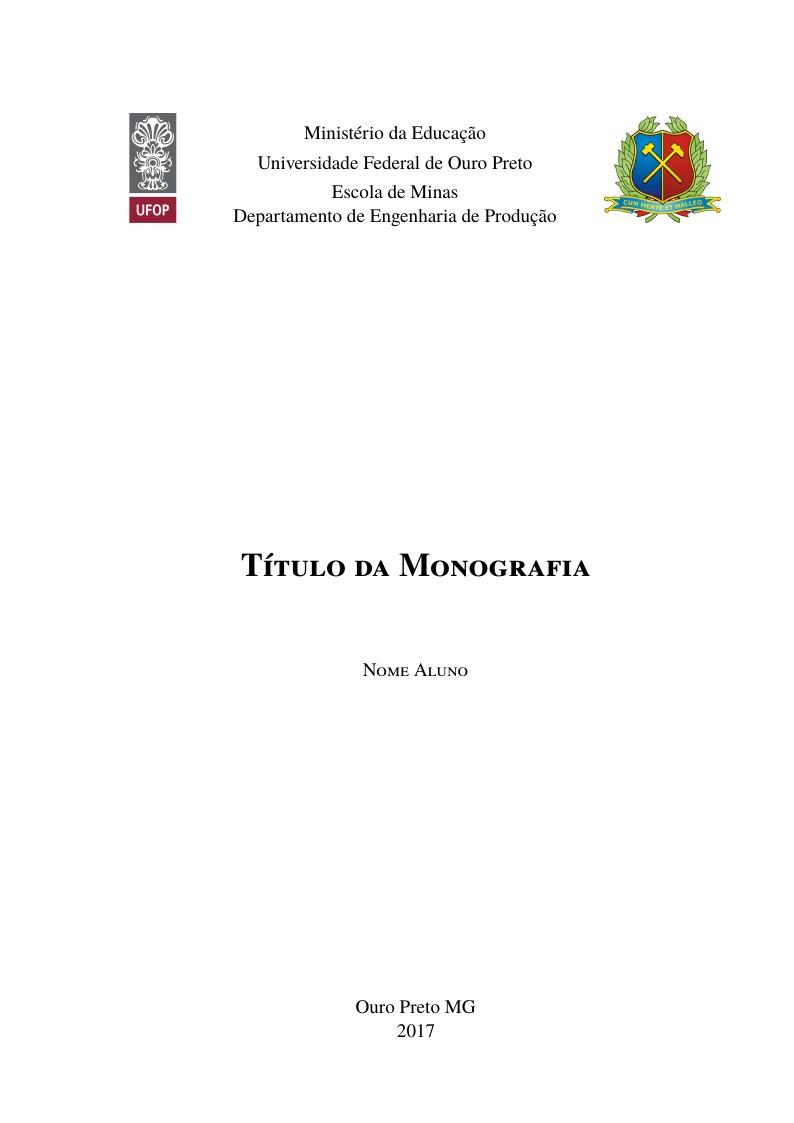 Monografia DEPRO/UFOP (Template)