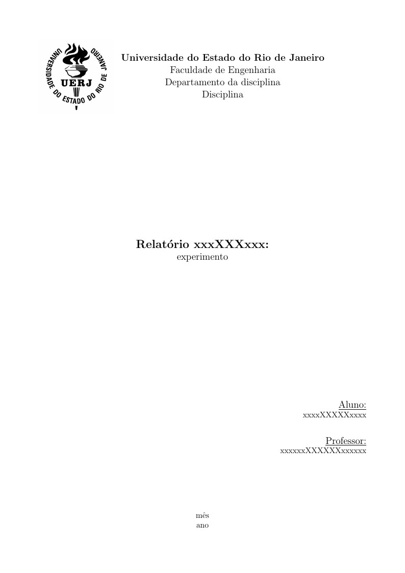 Template de Relatório UERJ