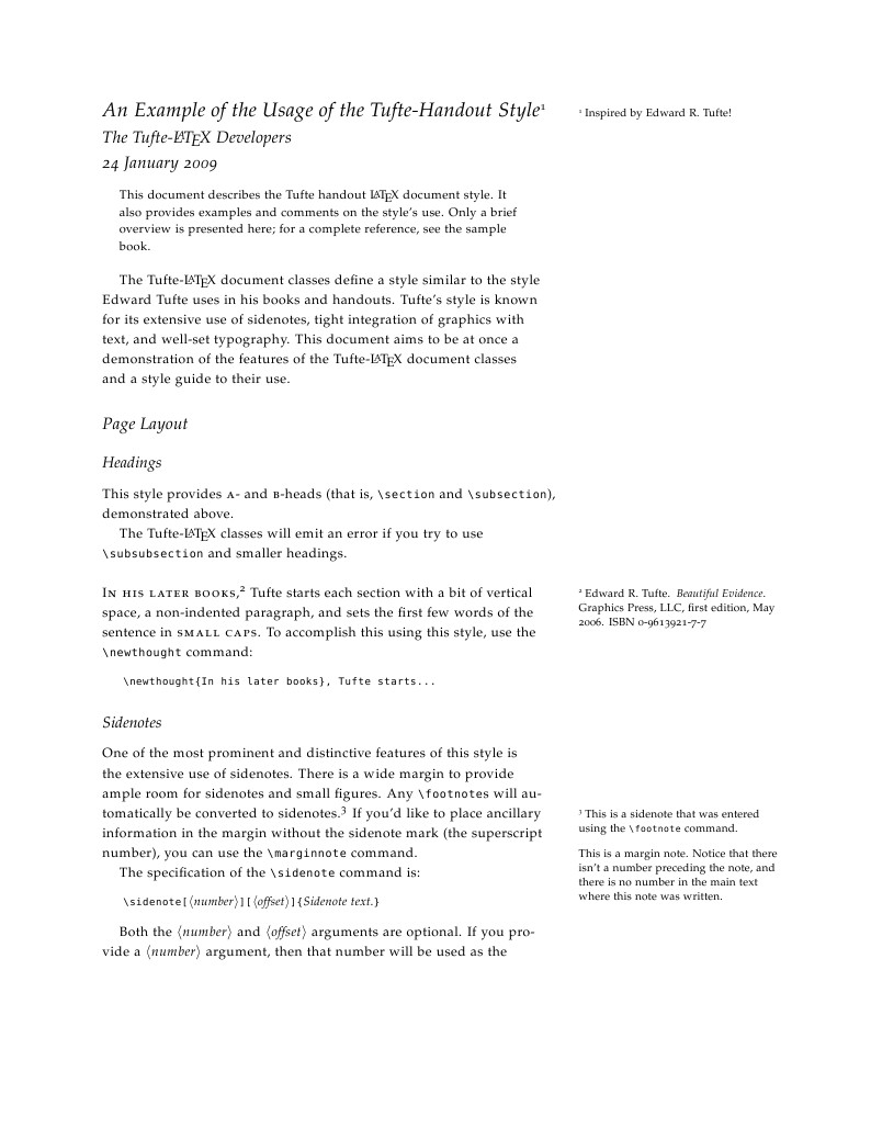 Handout design inspired by Ed­ward Tufte